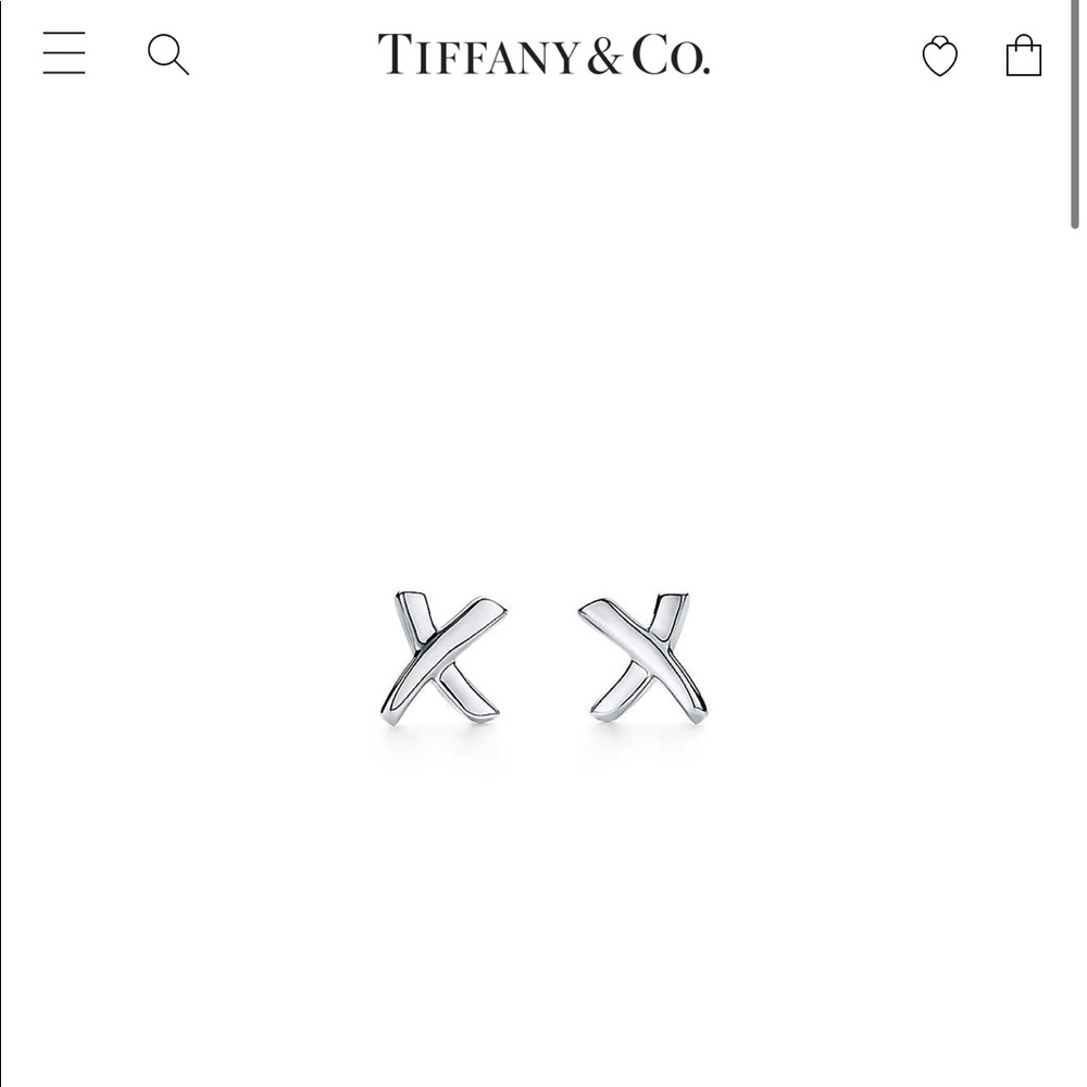 Tiffany Palomas Graffiti “X” Earrings